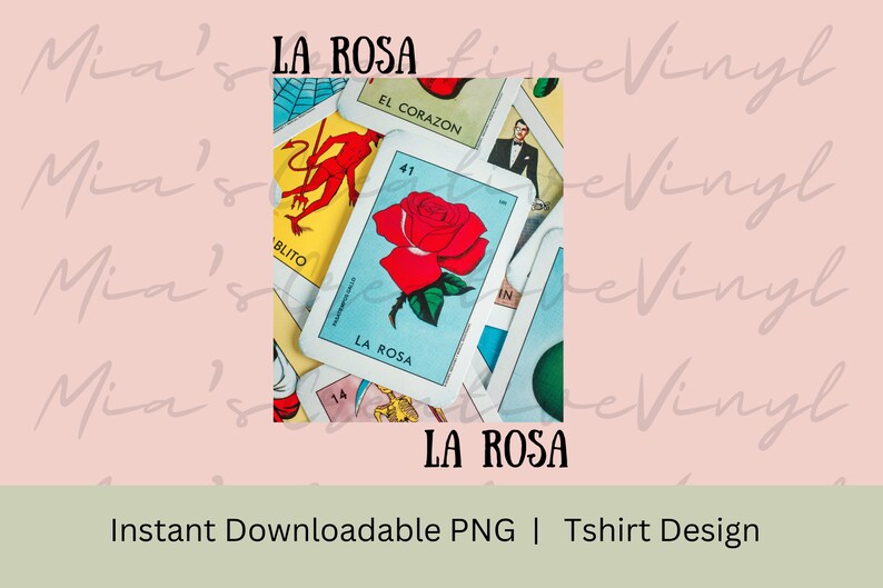Instant Download PNG Lotteria la Rosa for T-shirt Design - Etsy
