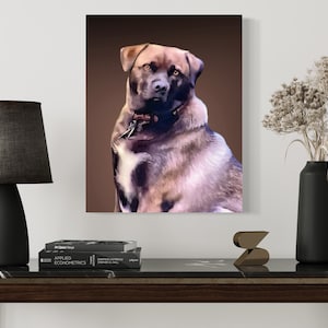 Custom Pet Portrait-  Pet owner gift, Animal lover art