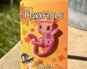 Custom Mew and Mewtwo Shrink Plastic Pins