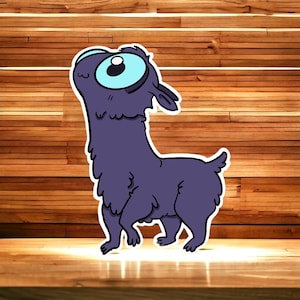 Pegatina personalizada de la Bestia Mooncalf