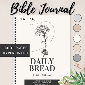 Digital Bible Journal | Faith Planner | 2023/2024 Calender | Bible Study | Bible Reflection | Prayer Journal
