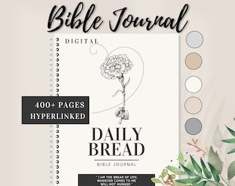 Digital Bible Journal | Faith Planner | 2023/2024 Calender | Bible Study | Bible Reflection | Prayer Journal