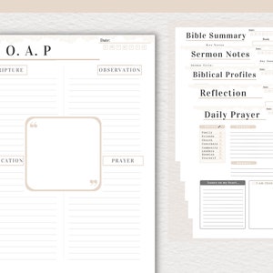 Bible Study Guide | Bible Chapter Summary | Bible Template | Bible ...
