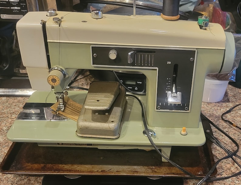 Kenmore Vintage Sewing Machine Model 148.12070 Etsy