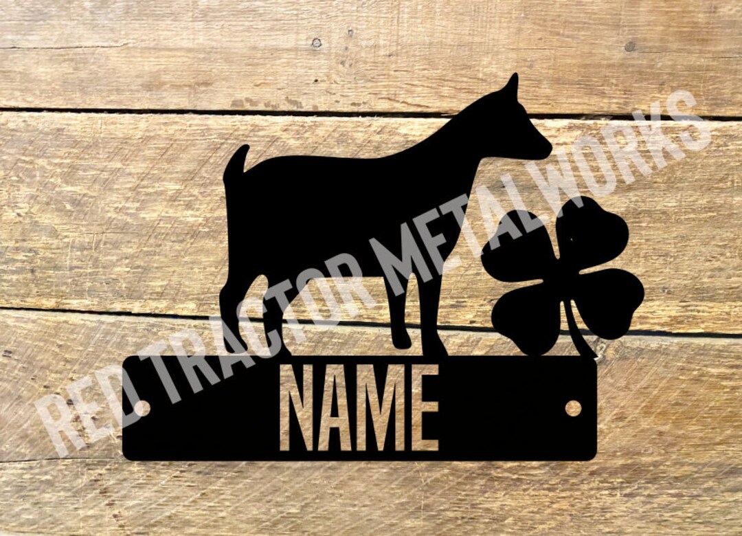 Pygmy Goat Personalized Sign Pygmy Goat Fair Sign Metal Etsy