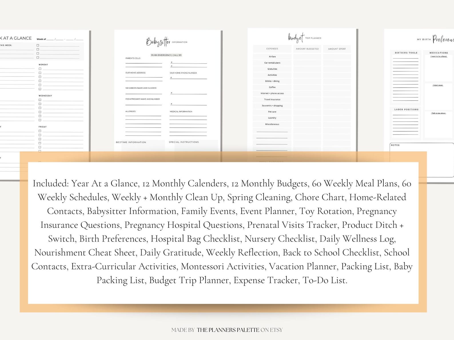 Ultimate Mom Master Planner | 2025 Planner | Home + Life Organizer ...