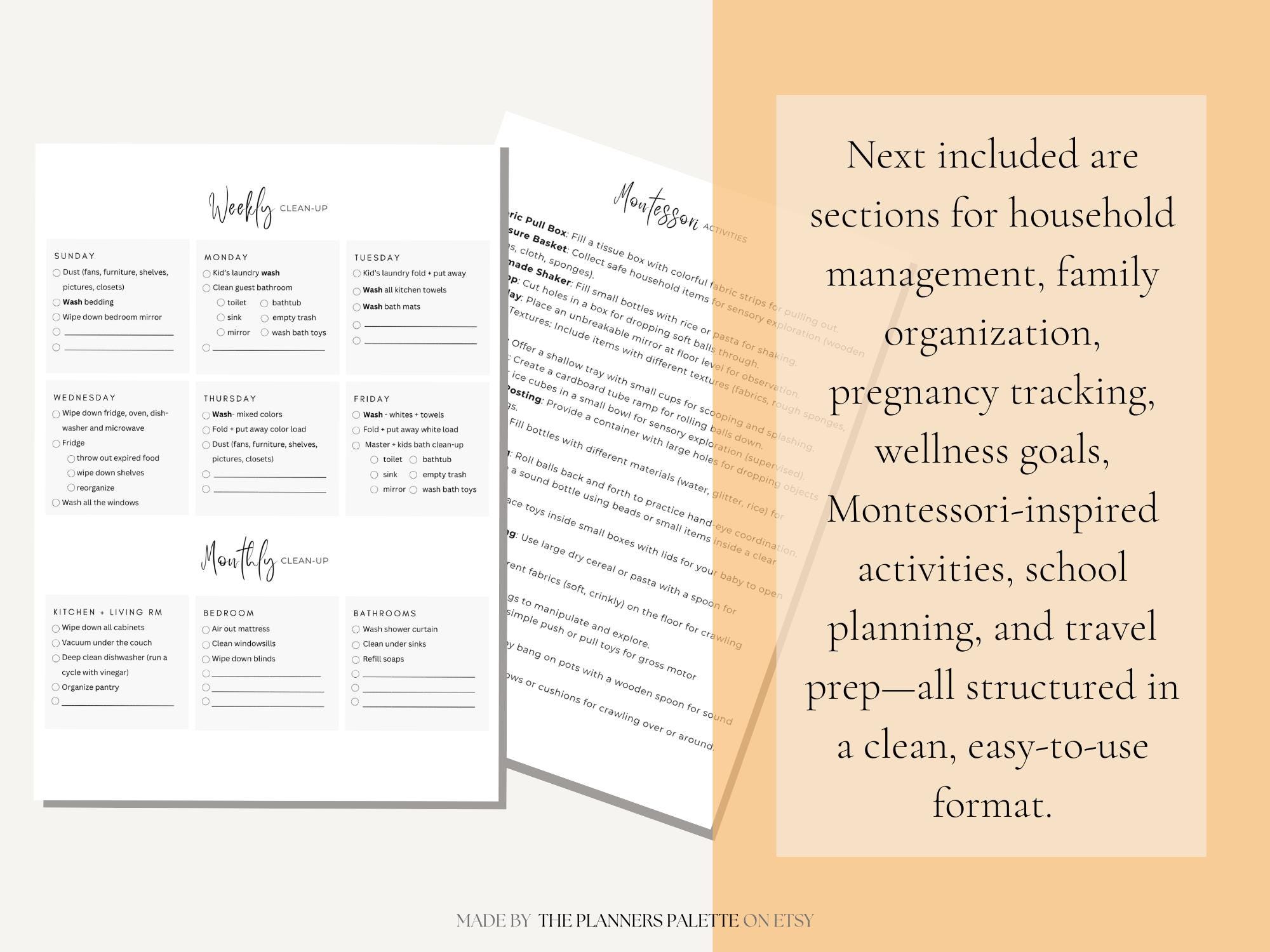 Ultimate Mom Master Planner | 2025 Planner | Home + Life Organizer ...