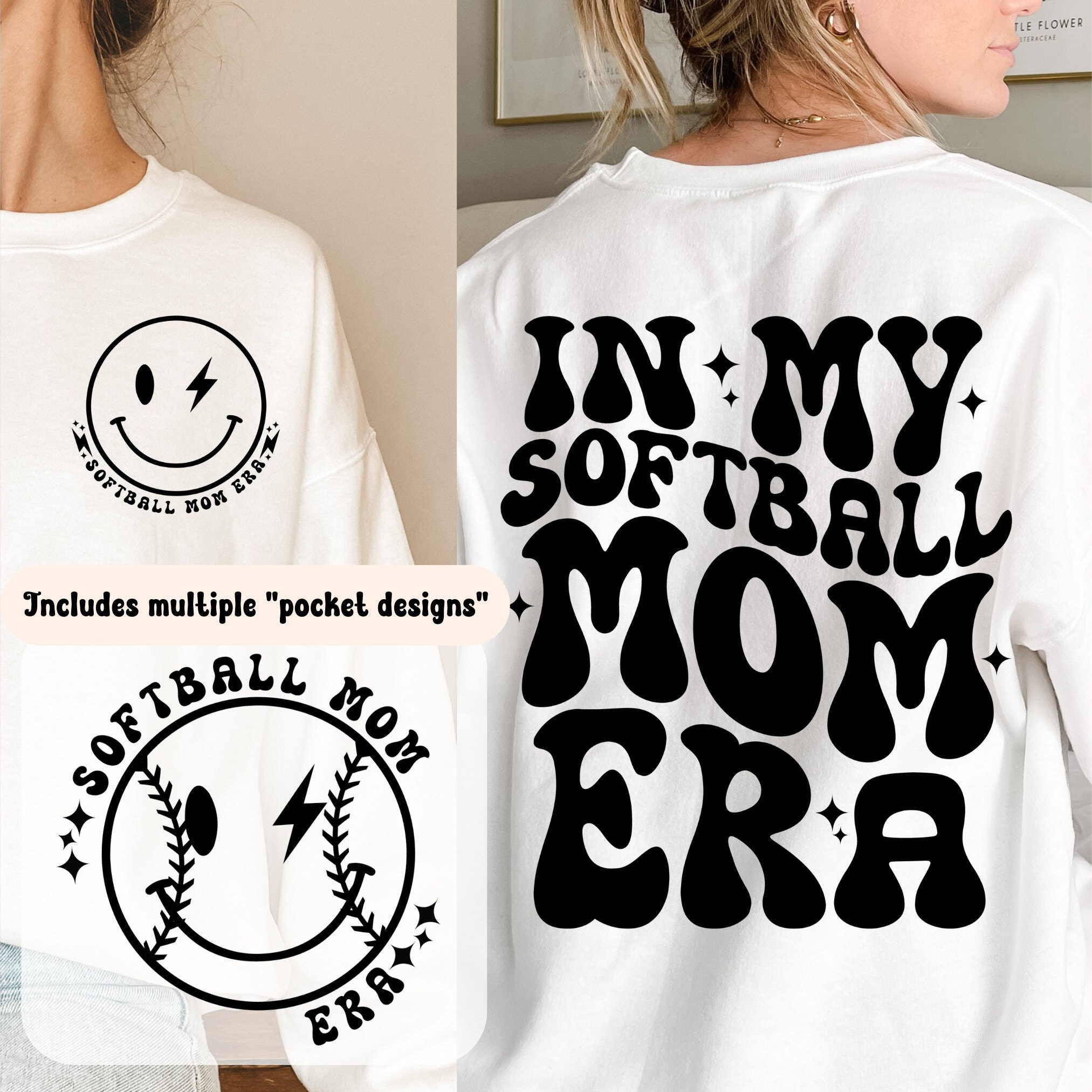In My Softball Mom Era, Softball Mama SVG PNG, Trendy Mom Svgs ...