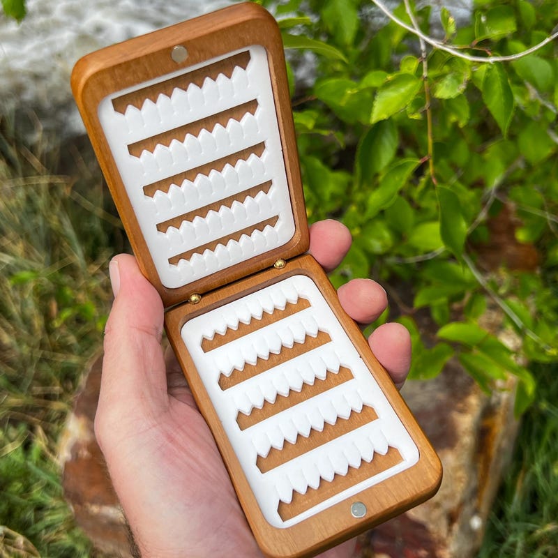 Handmade Fly Boxes Wooden Fly Box - Etsy