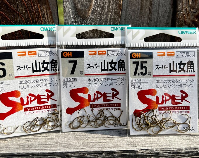 Owner OH Main Stream Tenkara No. 5 Fly Fishing Hook - For Amago, Yamame, Iwana Trout