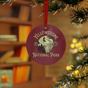 Yellowstone Nationalpark Weihnachtsverzierung - Nationalpark Geschenk