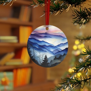Blue Ridge Mountains Christmas Ornament