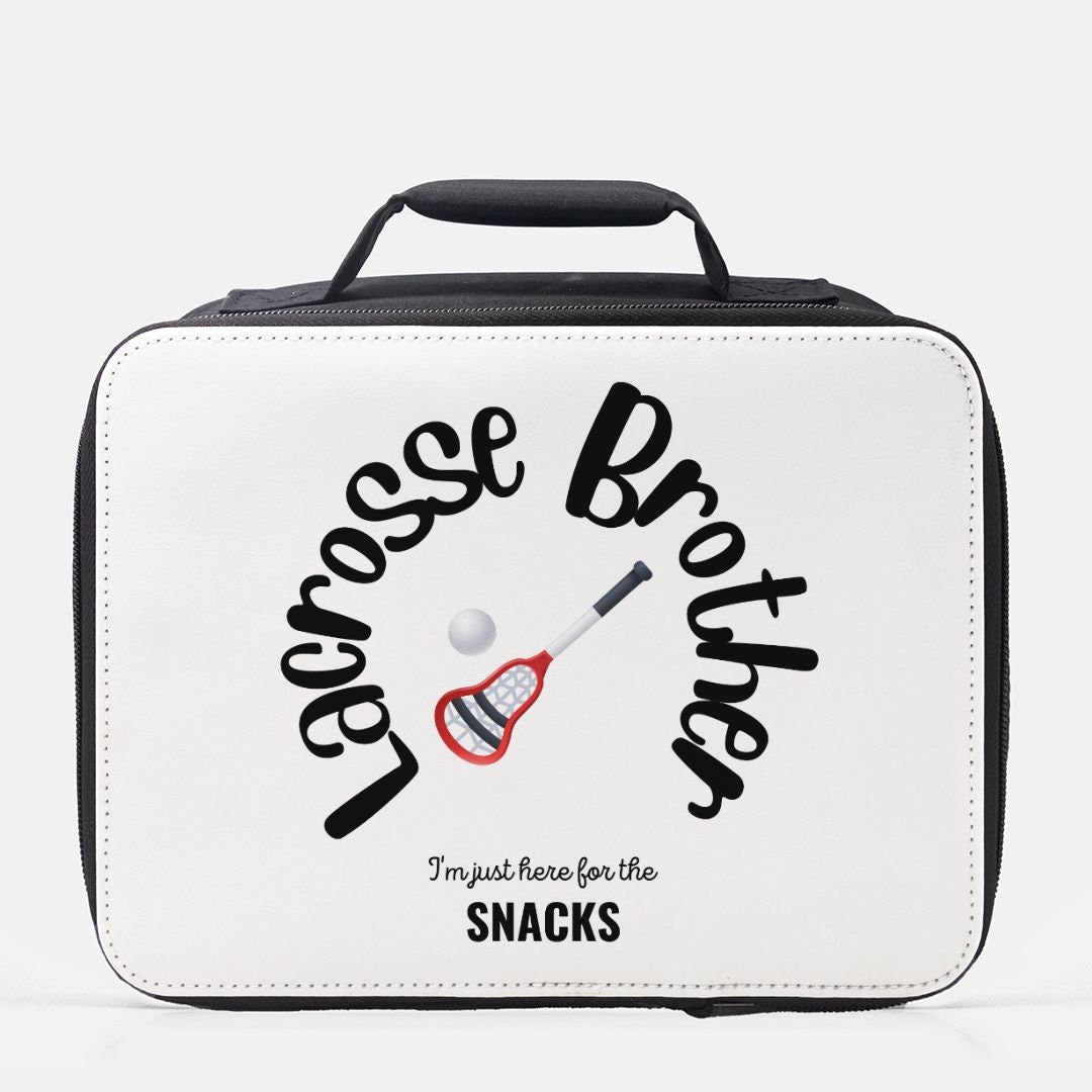 Lacrosse Brother Here for the Snacks Box Lacrosse Bag for Etsy