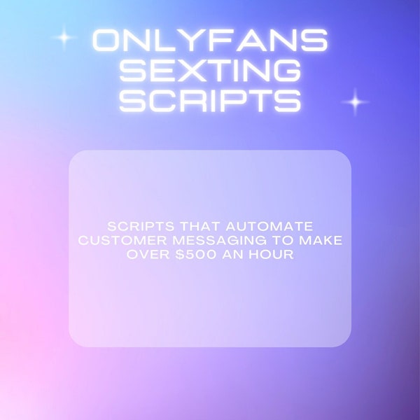 Scripts de sextos payants Onlyfans