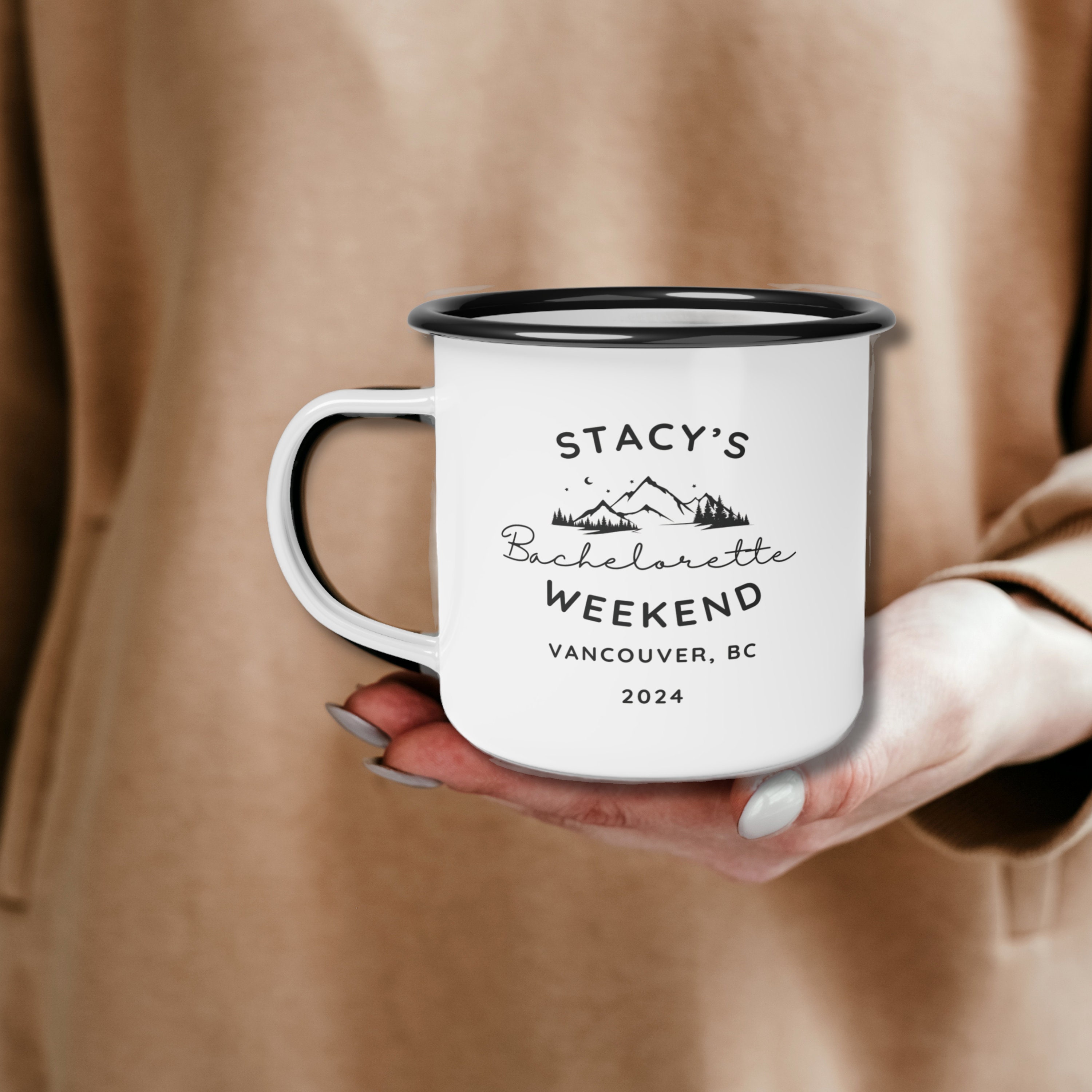 Personalized Bachelorette Bridal Party Mugs, Campfire Mugs, Bridesmaid ...