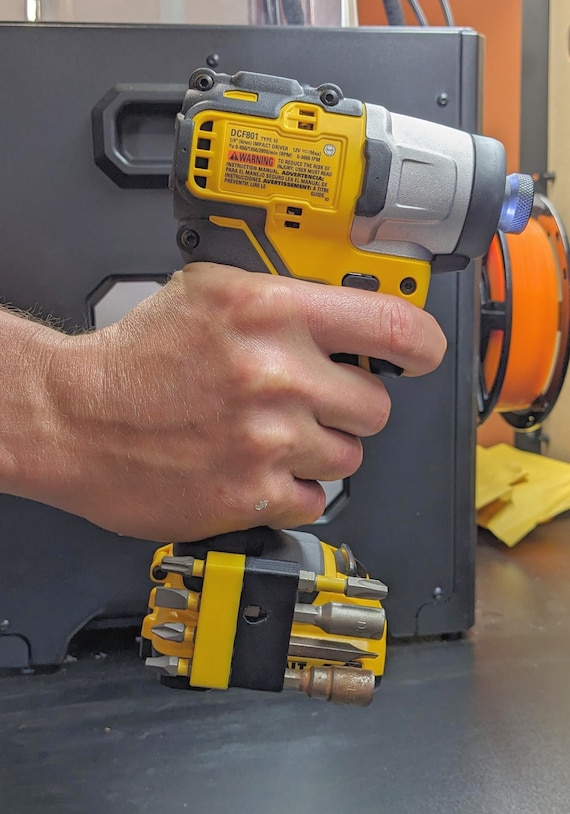 Milwaukee Drill DeWalt Drill Bit Holder Side Mount Organizer For