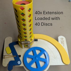 20 or 40 Disc Extension Tube and Discs for CrunchLabs Disc Launcher (Not Included)