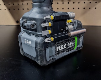 Portapuntas magnético para taladros y atornilladores de impacto Flex de 24 V