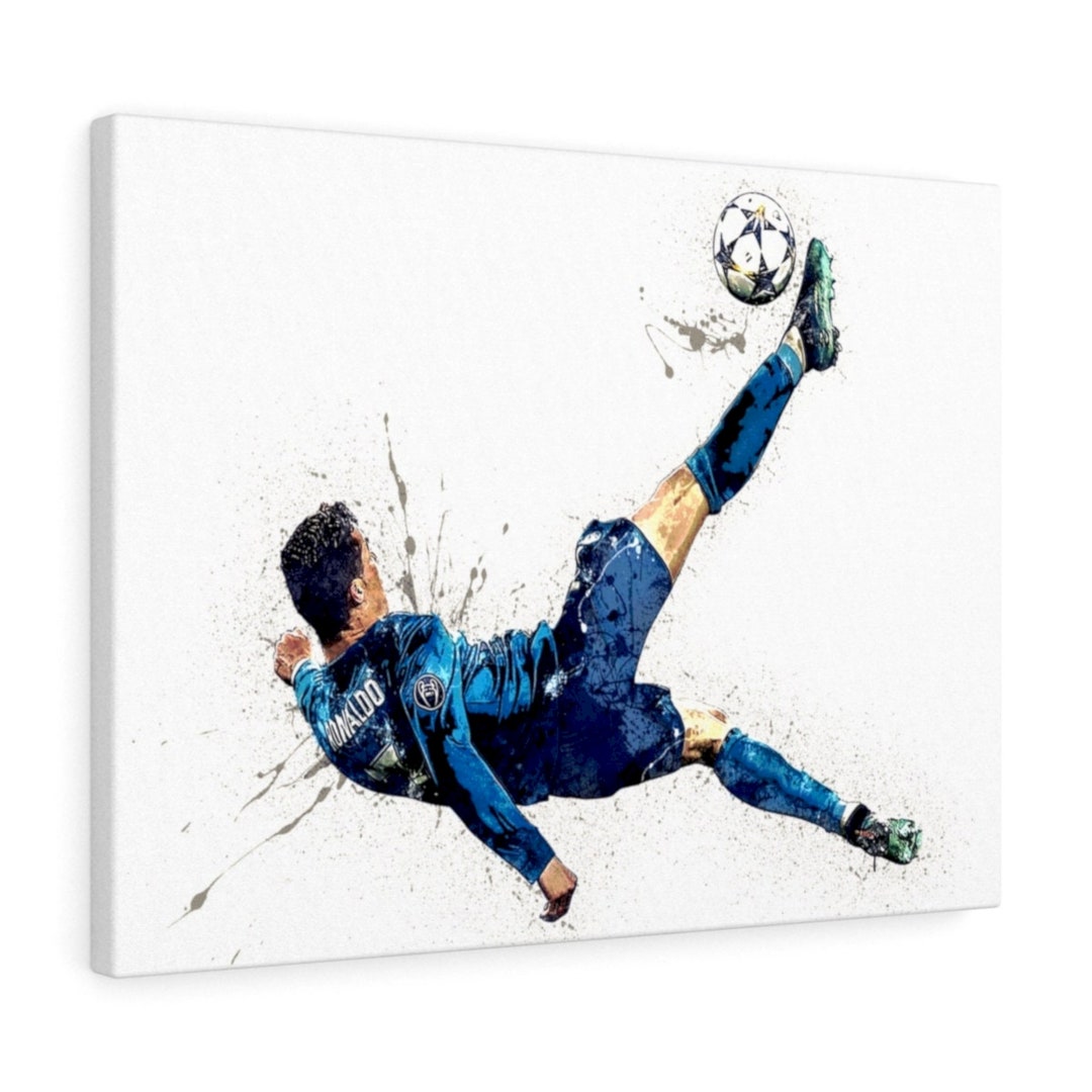 Cristiano Ronaldo Iconic Bicycle Kick CR7 Poster Decor Wall - Etsy