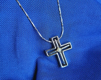 18k Gold Plated Cross Pendant Necklace - Religious Gift