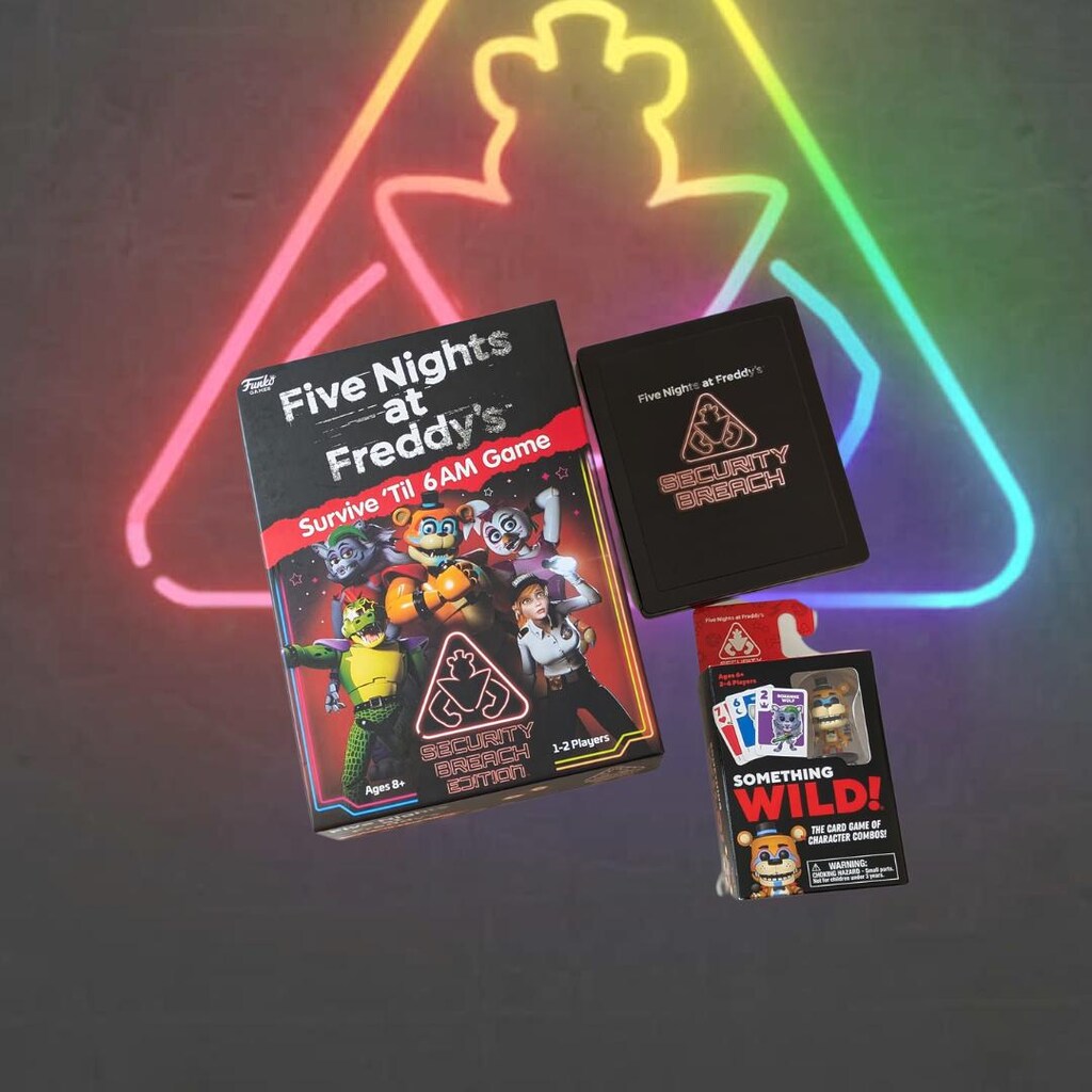 FNAF Survive 'Til 6AM (Security Breach Edition) – Gioco Da Tavolo Per 1-2 Giocatori, 20 Minuti