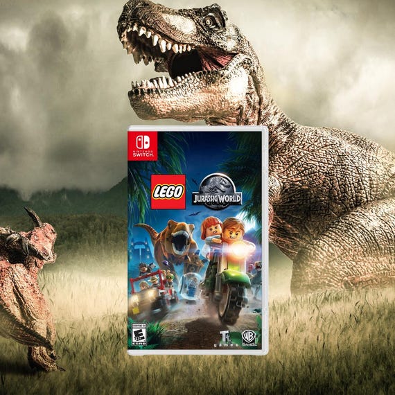 Video Game Nintendo Switch LEGO Jurassic World everyone 10 USED Etsy