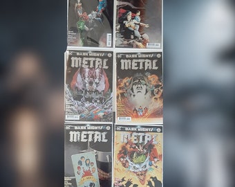 Stripboekset 1-6 Dark Knight Metal (nooit gebruikt)