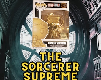 Funko Pop! Doctor Strange Gold : Marvel Studios The First 10 Years Fan Vote Winner (Unopened Box)