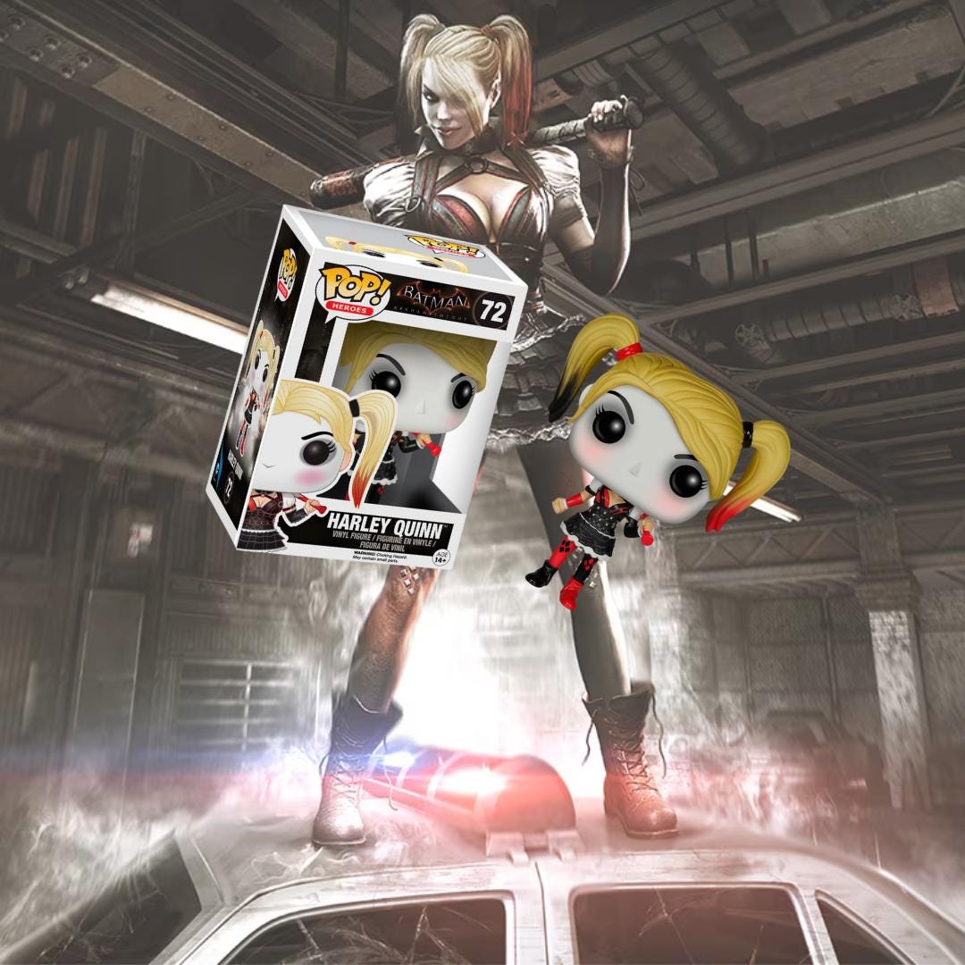 Funko Pop! Harley Quinn 72 : Batman Arkham Knight (unopened Box 
