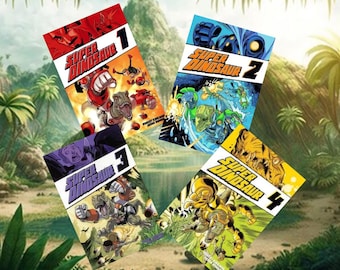 Super Dinosaur Graphic Novel Set Vol. 1-4 - Pre-Owned