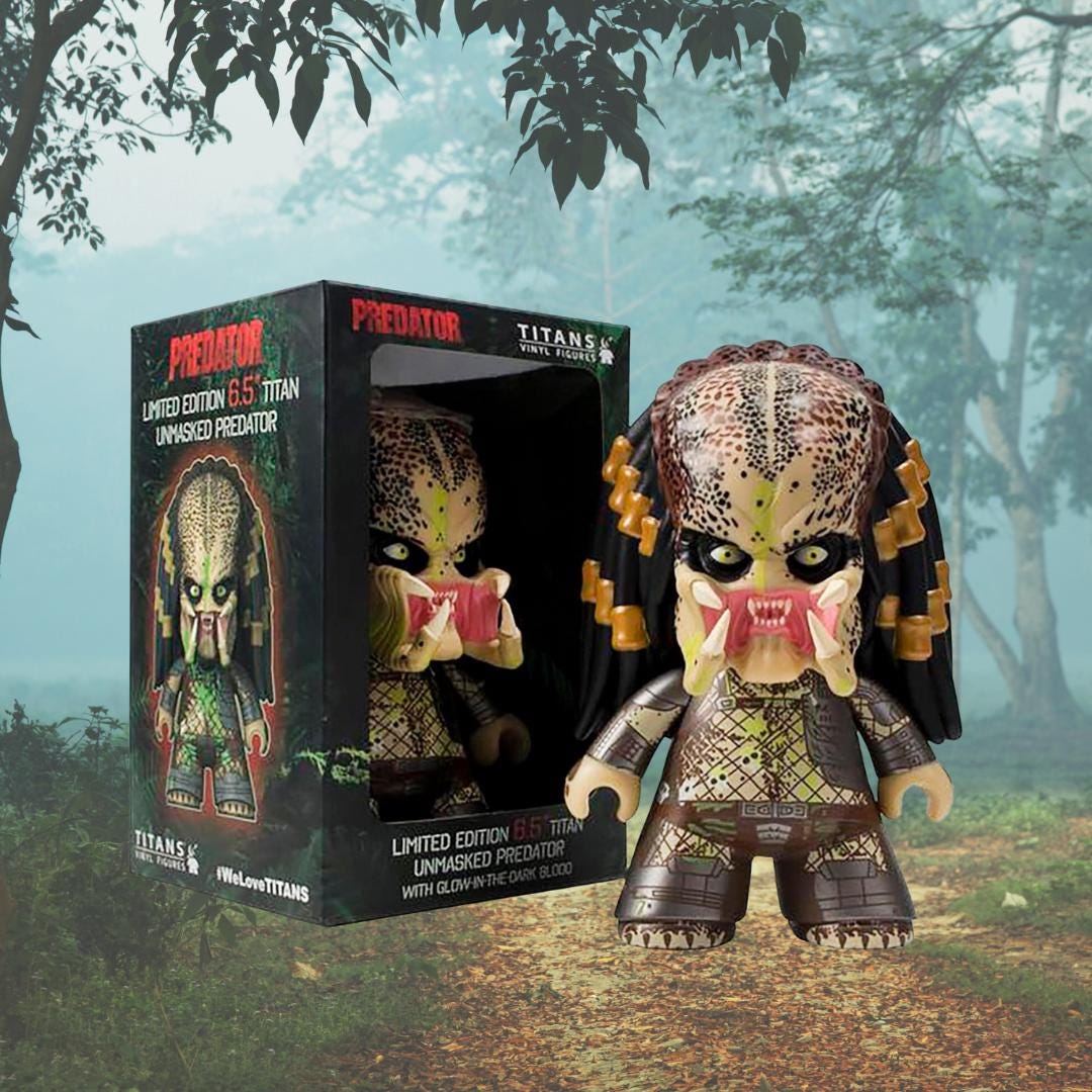 Titans Figurine Comic Con Exclusive Unmasked Predator (unopened