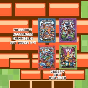 Minecraft Woodsword Chronicles Box Set Books 1-4 (great Condition), With  Funko Pop! Creeper (used), Also Warden Action Figure (never Used) - Etsy