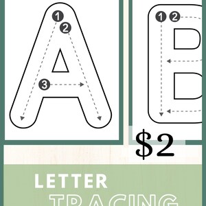 Tarjetas de seguimiento del alfabeto, letras mayúsculas y minúsculas, imprimibles, aprendizaje educativo de letras