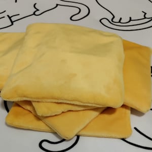 Fursuit cheese slice plush prop