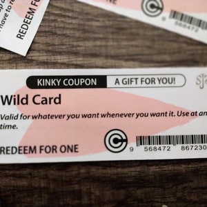 Printable Kinky Sex Coupons for a Last-minute Anniversary Gift - Etsy