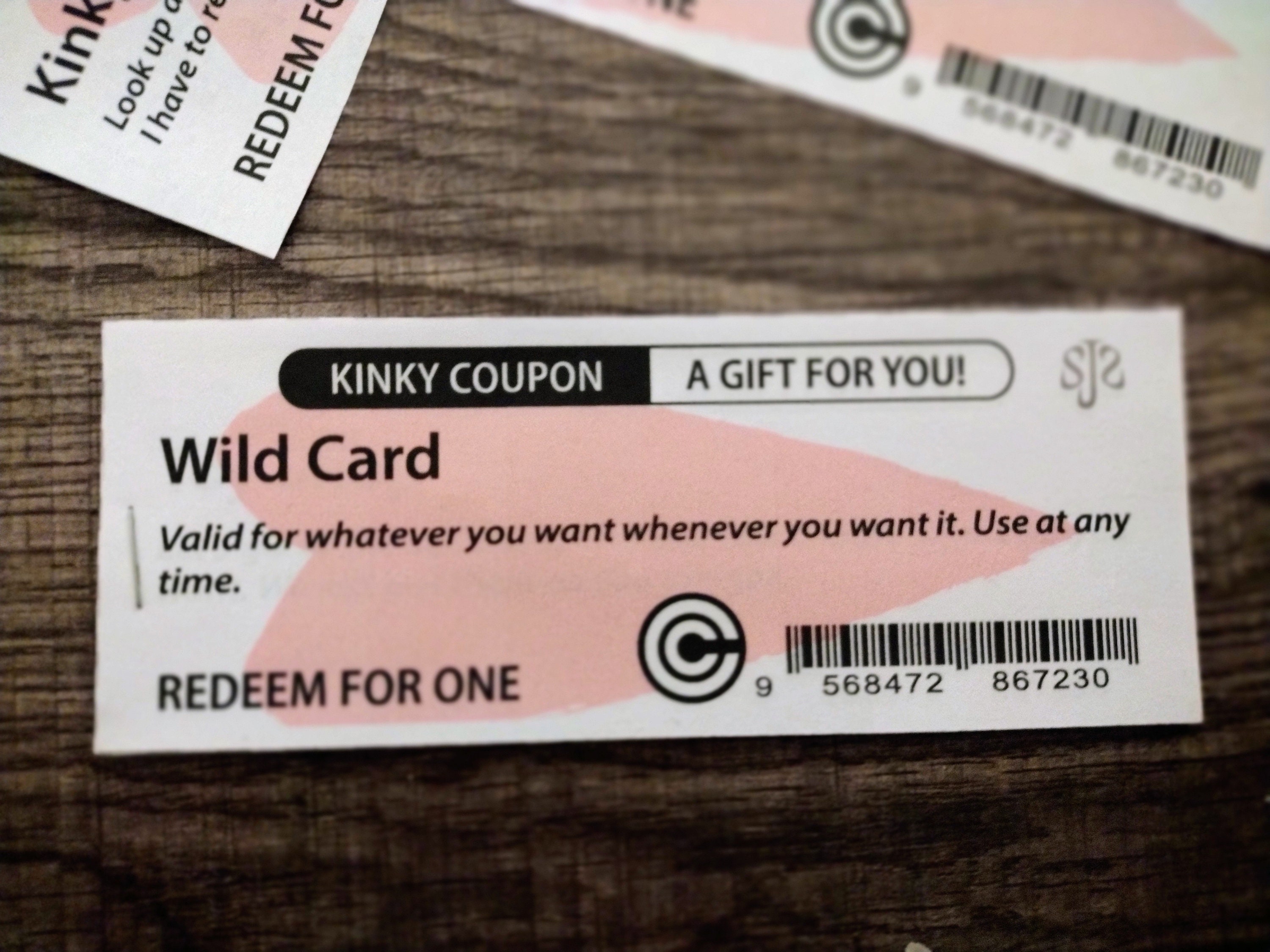 Printable Kinky Sex Coupons for a Lastminute Anniversary Gift Etsy