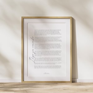Espero que lo recuerdes. Una carta de amor para tu recién nacido.