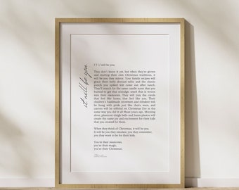 It will be you. Christmas Tradition Poem (read by Michael Bublé)