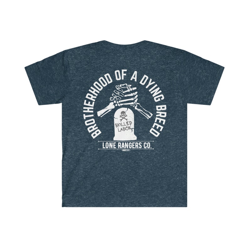 Brotherhood of a Dying Breed Skilled Labor Blue Collar Worker Tee Shirt ...