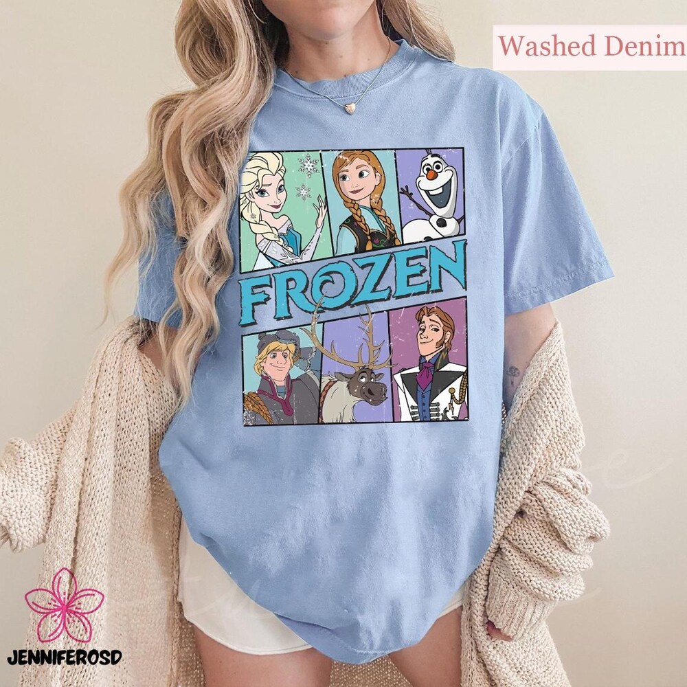 Frozen Shirt, Elsa Shirt, Disneyland Shirt, Frozen Olaf Shirt, Retro Disney Shirt, Disney Princess Shirt, Disney Shirt Bespoketshirt