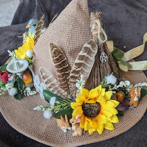 Spring Equinox: Fairy Garden Witch Hat