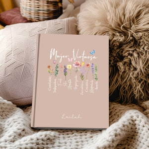 Mujer Virtuosa Regalo Personalizado Libreta Cristiana Diario de Estudio Biblico Cuaderno de Oracion Bible Study Notebook Proverbs 31 Woman