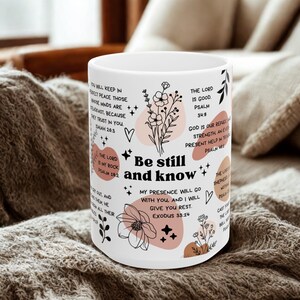 Christian Daily Affirmations Bible Verse Mug Mental Health Gift for Best Friend Birthday Cup Girl Daily Reminders for Women Bible Study Gift afbeelding 3