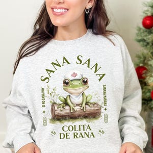 Enfermera Frog Ugly ChristmasSweater