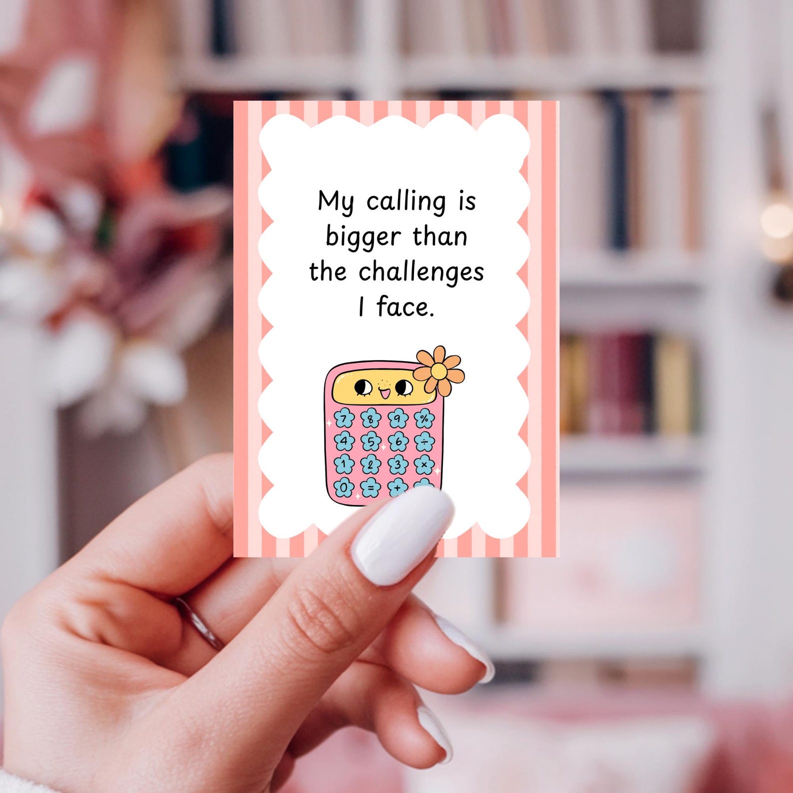 Christian Teacher Affirmation Cards Printable Encouragement Gift for ...