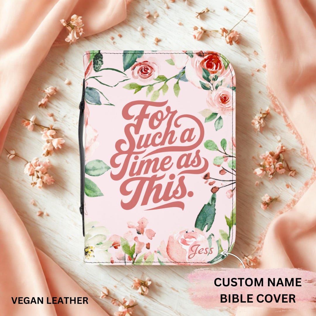 Personalized Bible Cover Women Bible Case Floral Armor of God Teen ...