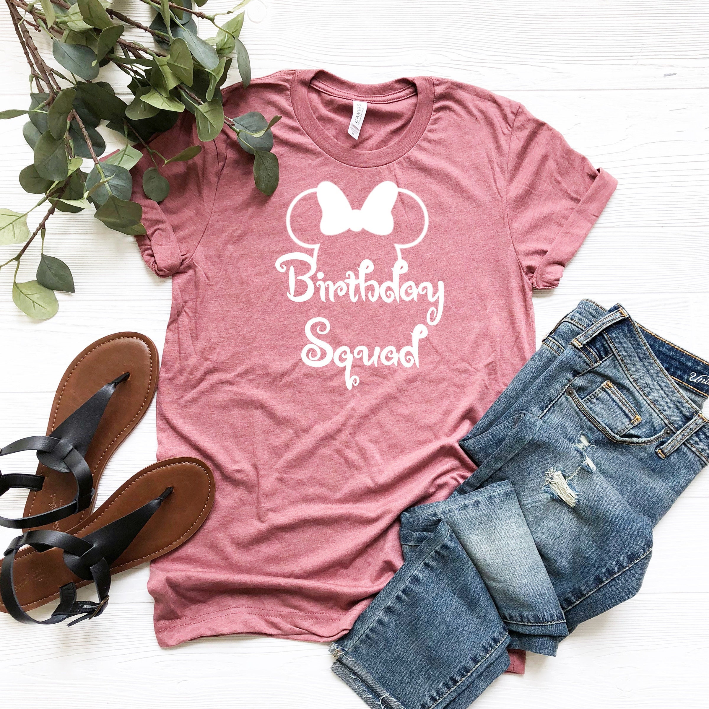 Disneey Birthday Squad Shirt, Wdhw Shirt, Birthday Girl Shirts, Disneyy Birthday Trip, Birthday Party Squad T-Shirt, Disneylannd Vacation Tee Theteetrend Fashion