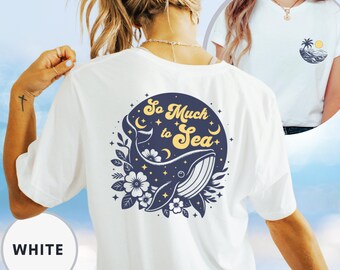So Much to Sea Whale T-Shirt: Funny Travel Tee
