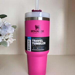 STANLEY 40 Oz Tumbler AZALEA PINK Travel Quencher Pink Mug, Bachelorette  Party, Valentines Gift, New Mom Gift