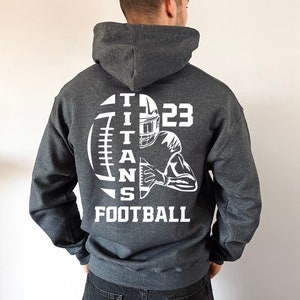 Football Dad Shirt For Game Day Custom Football Hoodie For Husband Birthday Gift Him, Personalized Football Tshirt For Coach, Dad Gift Ideas
